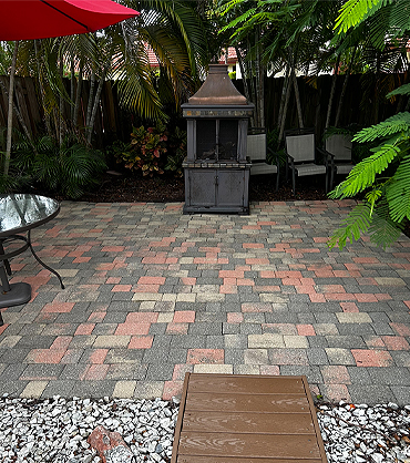 Mr. Clean Backyard Patio Area